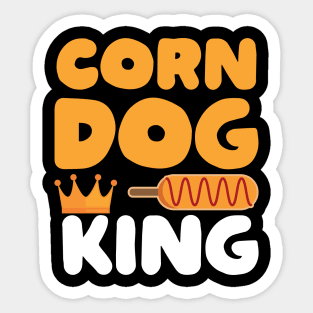 Corn dog king Sticker